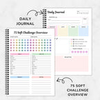 75 Day Soft Challenge Fitness Planner
