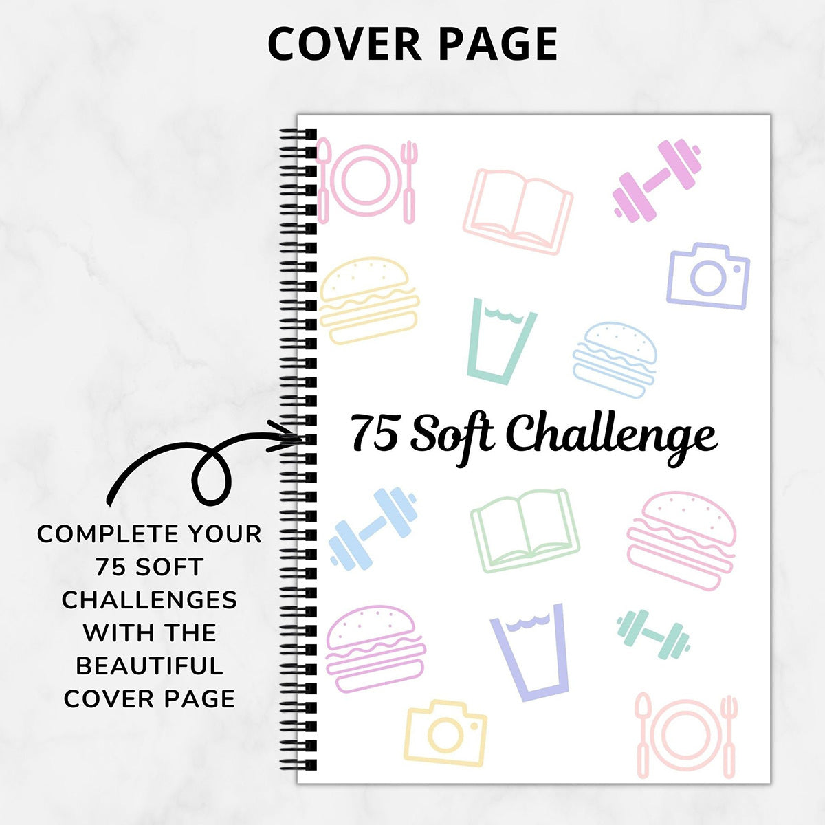 75 Day Soft Challenge Fitness Planner