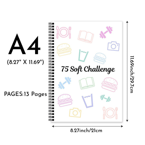 75 Day Soft Challenge Fitness Planner